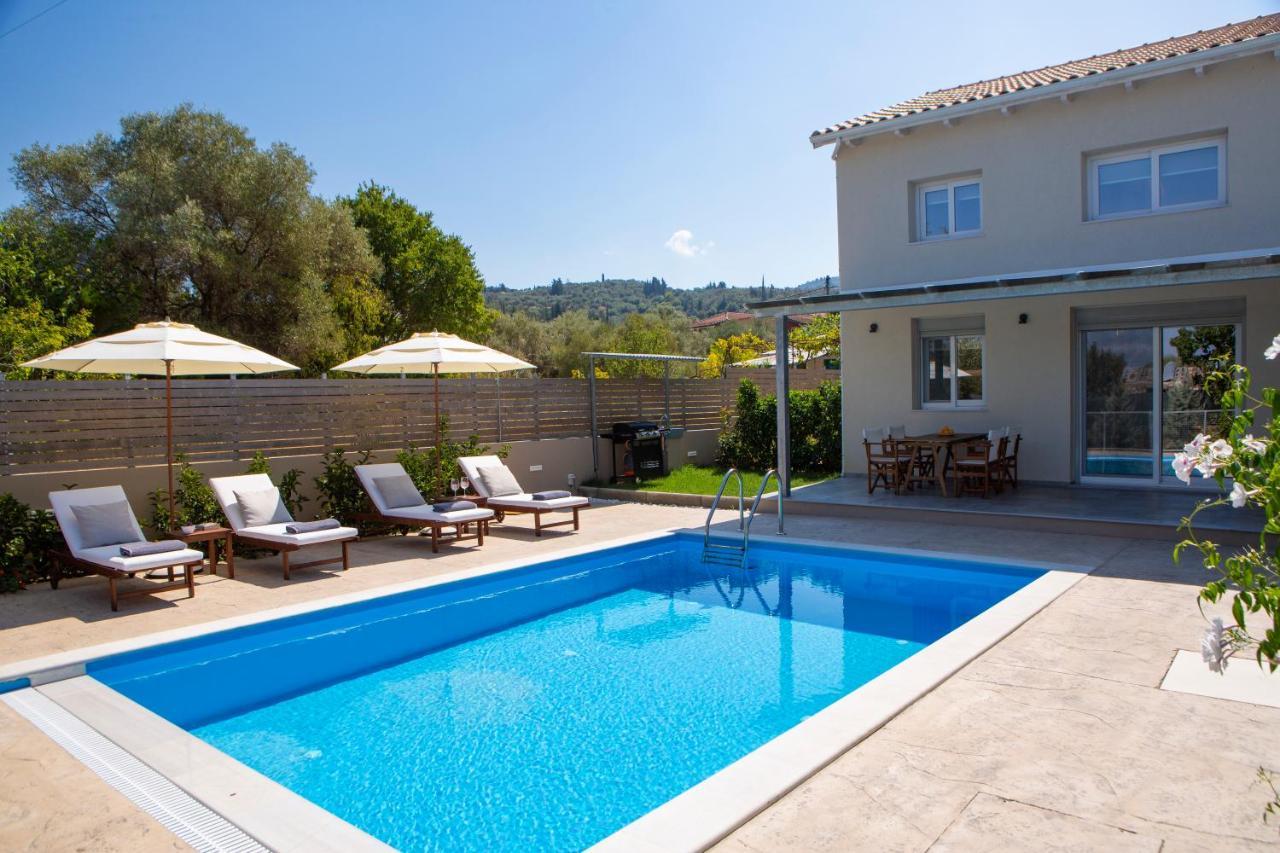 Grappolo Lefkada Villas - Villa Vertzami Just 2 Km From Lefkada Town Apolpaina Exterior foto